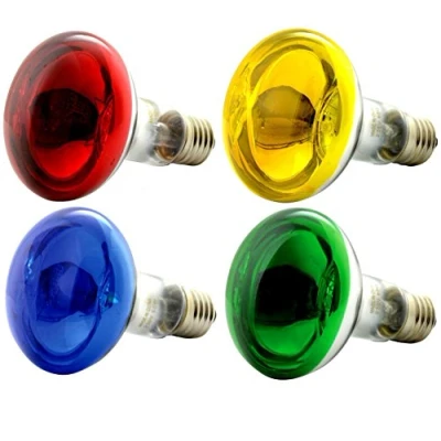 Immagine di OmniaLaser OL KIT4COLOR60 Kit 4 Lampadine Colorate ad Incandescenza Spot, E27, 60 Watt