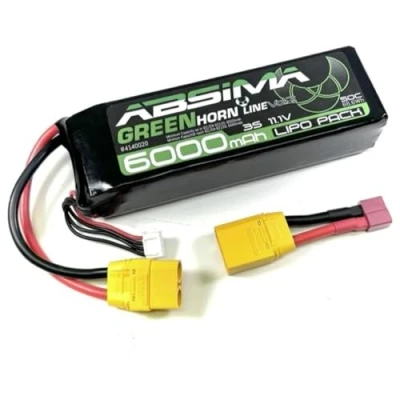 Immagine di Absima Batteria ricaricabile LiPo 11.1 V 6000 mAh Numero di celle: 3 50 C Stick XT90