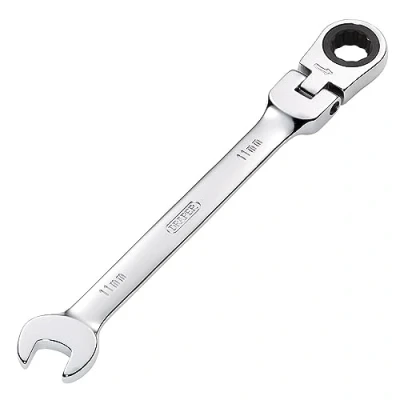 Immagine di Draper 8230 Fmmb metrica chiave combinata a cricchetto flessibile, blu, 11 mm