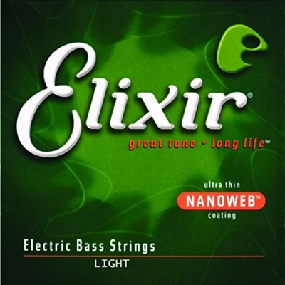Immagine di Corda singola per basso in acciaio nichelato Elixir® Strings con rivestimento NANOWEB®, (.075)