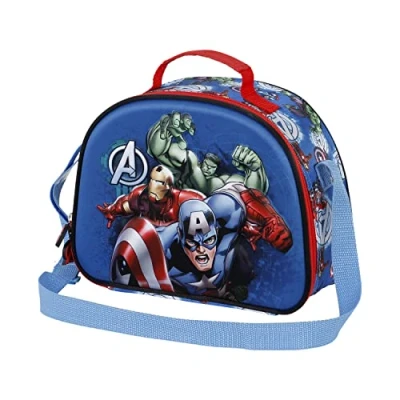 Immagine di Karactermania Avengers Energy 3D Lunch Borsa a tracolla per bambini, Taglia: One Size, Azul