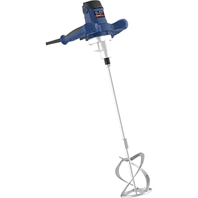 Immagine di Güde agitatore GRW 1400 (1400 W, regolazione elettronica continua della velocità nel manico 0 760 1/min, ingranaggio metallico, ergonomico, attacco M14, ø 140 mm per materiali da