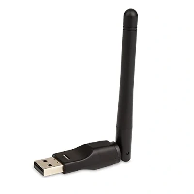 Immagine di USB WiFi 7601 DONGLE PER PC WINDOWS 10 11 DECODER AMIKO FERGUSON BWARE ZGEMMA CLOUD IBOX MT7601 150Mbps