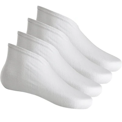 Immagine di 2 Paia Calzini Idratanti Piede Spa Cotone Moisture Enhancing Sock Bellezza per Fai Da Te Pelle Dura Incrinata, Bianco