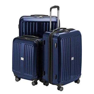 Immagine di HAUPTSTADTKOFFER X Berg Set di 3 valigie, (S, M &amp; L), 258 L, Lucido Blu scuro