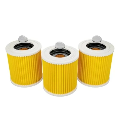 Immagine di 3 filtri compatibili con l&#039;aspirapolvere Kärcher Premium WD3 WD2 WD1 MV3 MV2 WD P Extension KIT per aspirapolvere a umido e secco contro le polveri sottili odori
