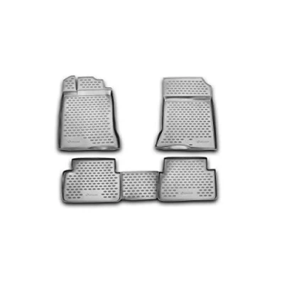 Immagine di Element tappetini in Gomma 3D Premium su Misura Adatti per Renault Laguna, MK 3 (III), 2007 2015, Station Wagon 5 Porte, 4 Pezzi.