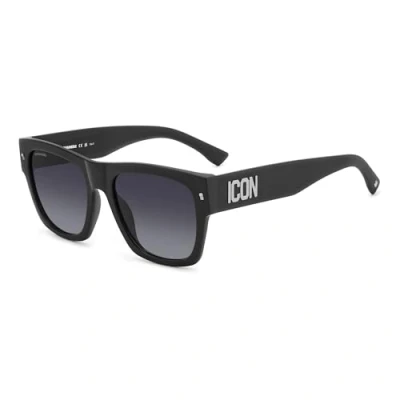 Immagine di DSQUARED2 Icon 0004/S Occhiali da Sole, Matte Black Palladium, 55 Uomo