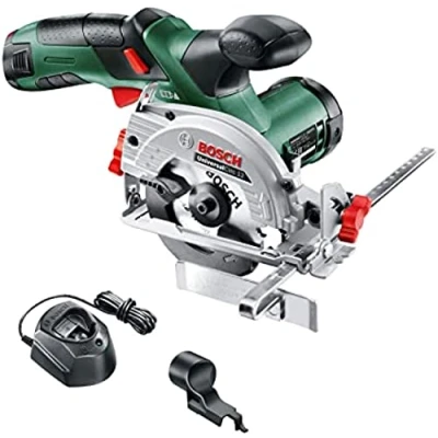 Immagine di Bosch Home and Garden UniversalCirc 12 Sega circolare a batteria Profondità di taglio max. (90 ) 26 mm incl. ricaricabile V 2.5 Ah
