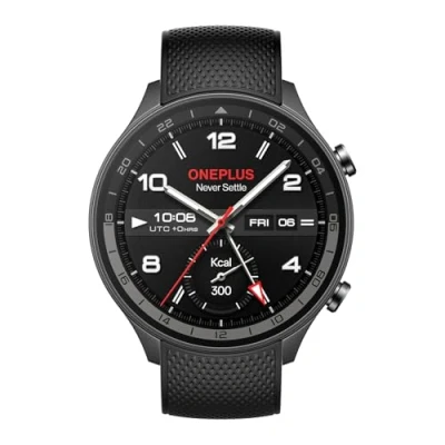 Immagine di OnePlus Orologio 2R con Wear OS 4 di Google, chipset Snapdragon W5, durata della batteria fino a 100 ore, display AMOLED 1.43, modalità sport 100+, GPS doppia frequenza, 5 ATM, IP68 e chiamate BT