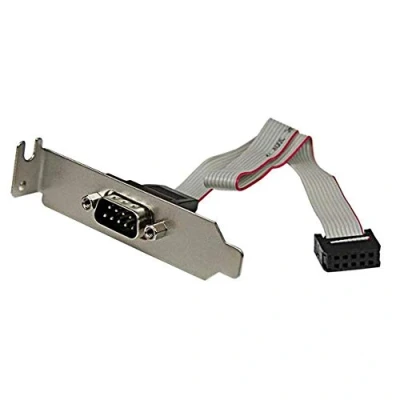 Immagine di Startech.Com Slot Piastra Lp da Seriale Maschio 9 Pin a Header Scheda Madre 10