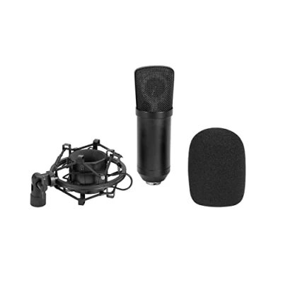 Immagine di Omnitronic CM 78MK2 verticale Microfono da studio Tipo di trasmissione (dettaglio):Cablato incl. protezione vento