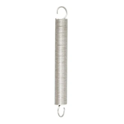 Immagine di Chapuis, Set di 3 molle tensione con ganci a molla in acciaio zincato, doppio gancio, trazione spirale, diametro 0,7 mm, lunghezza 45 mm