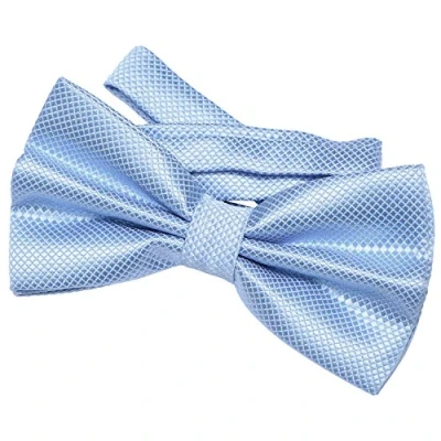 Immagine di DonDon papillon da uomo 12 x 6 cm già legato e infinitamente regolabile argento