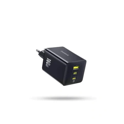 Immagine di Baseus Enerfill caricatore USB C da 100 W, 3 porte C, PD con PPS, GaN, rapido compatibile MacBook Pro/Air, iPad Pro, Steam Deck, iPhone Serie, Galaxy Pixel ecc