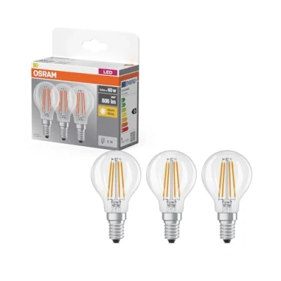 Immagine di OSRAM 4099854514395 LED (monocolore) ERP D (A G) E14 5.9 W Bianco caldo 3 pz.