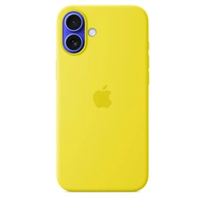 Immagine di Apple Silicone Back Cover Giallo MagSafe iPhone 16 Plus