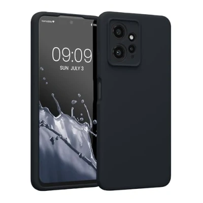Immagine di kwmobile Custodia Compatibile con Xiaomi Redmi Note 12 (4G) Cover Back Case per Smartphone in Silicone TPU Protezione Gommata blu mirtillo