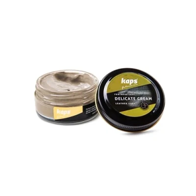 Immagine di Kaps Crema per la Cura delle Scarpe, Intensiva e Nutrimento Pelle, Delicate, 70 Colori (130 Beige)