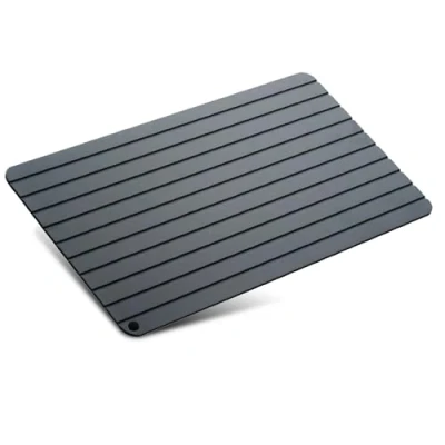 Immagine di Vassoio di scongelamento Piastra rapido per carne e sbrinamento degli alimenti congelati Senza elettricità 35,5 x 20 CM Nero