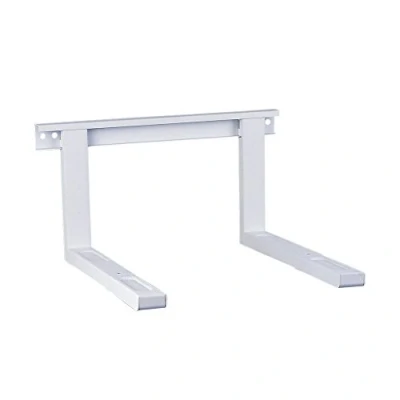 Immagine di conecto supporto universale/microonde per montaggio a parete, staffe regolabili in lunghezza (38,5 53,5 cm), larghezza staffa 43 cm, capacità di carico max 35,0 kg, bianco