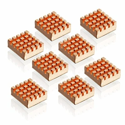 Immagine di AABCOOLING Ram Heatsink 2 Set di 8 dissipatori per memoria delle schede grafiche e altri componenti elettronici che necessitano efficienza raffreddamento passivo