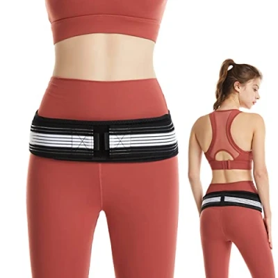 Immagine di Cintura di Supporto per Gravidanza, Allevia i dolori sciatici, pelvici, zona lombare E gambe,Comodo Pelvico Vita, Schiena Addome, Fascia Ventre, Il Supporta L&#039;Instabilità
