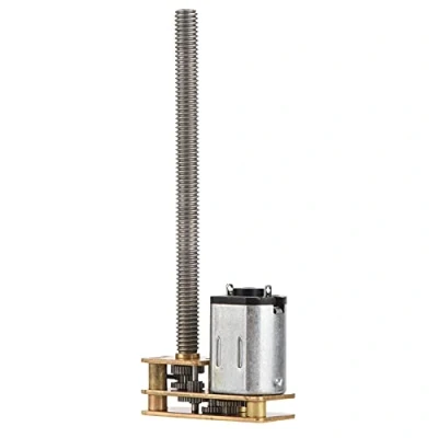 Immagine di Motoriduttore DC 6 V 12 V, Flip Filettato 1024Ga20 N20, Albero M4 x 55 Mm (12 60 Giri/Min)