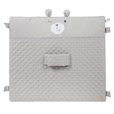 Immagine di roba Fasciatoio di sicurezza &quot;roba style&quot; &quot;Sammy&quot;, grigio con cinghia fissaggio alla superficie del fasciatoio, 85 x 75 cm
