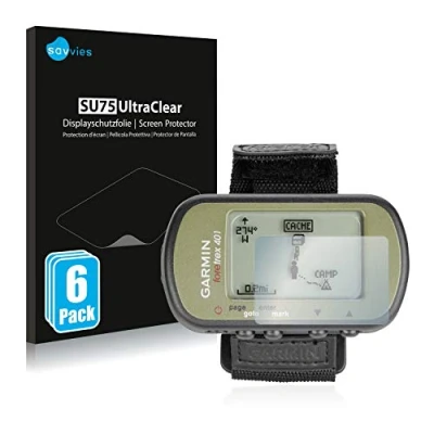 Immagine di savvies (6 Pezzi Pellicola Protettiva per Garmin Foretrex 401 Protezione Schermo Trasparente