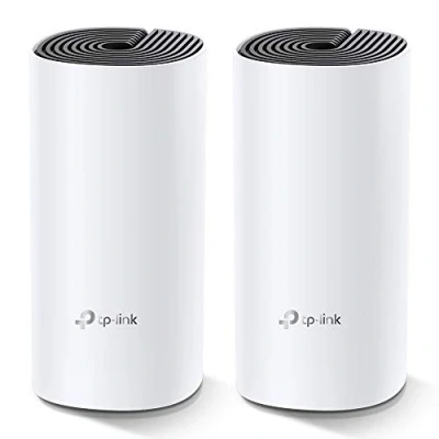 Immagine di TP Link Deco M4 Wifi Mesh, Dual Band AC1200, 2 Porte Ethernet Gigabit, Modalità router e access point, Parental Control, Pezzi con Copertura Fino a 260m2