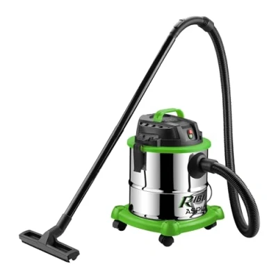 Immagine di Ribimex PRASP21C, Aspira Solidi e liquidi ASPI20L, Nero, 1200 W, 79 decibeles