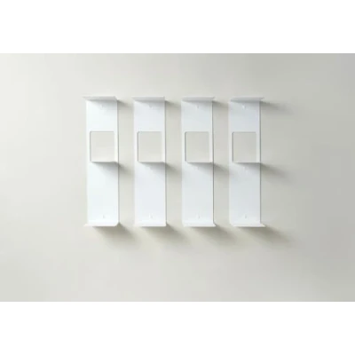 Immagine di TEEbooks Mensole per libri Libreria verticale 60 cm Set di 4, Bianco