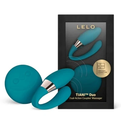 Immagine di Vibratore Clitoride &amp; Punto G con Telecomando LELO Tiani Duo Blu