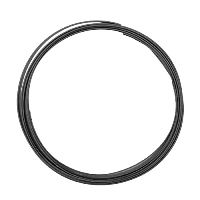 Immagine di Vaessen Creative Alluminio, Filo Piatto, Genitori, Nero, 10 x 1 mm 2,5 m