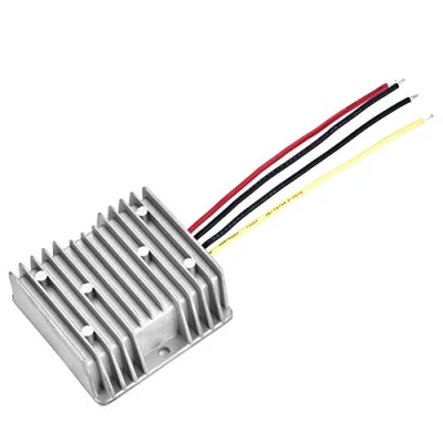 Immagine di Regolatore di Tensione Convertitore Riduttore Trasformatore Buck/DC Impermeabile DC 24V 19V 5A