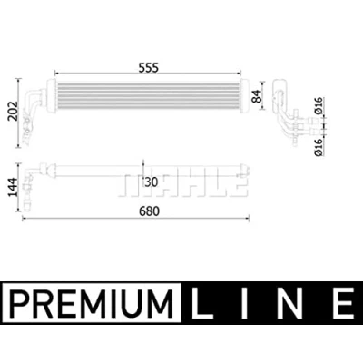Immagine di MAHLE ORIGINAL CLC 223 000P Radiatore olio, Cambio automatico