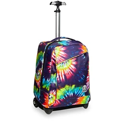 Immagine di Invicta Trolley Scuola, Multicolore, Tie e Dye, 2 in 1, con Spallacci Uso Zaino, Doppio Uso, Zaini, Viaggio, Unisex