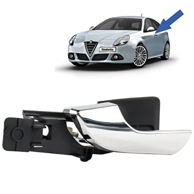 Immagine di STARKIT PERFORMANCE Maniglia porta interna per Alfa Romeo Giulietta (dal 2010) anteriore sinistra (lato guida) (cromata)