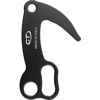 Immagine di Climbing Technology Fifi, Gancio di Sospensione per l&#039;Arrampicata Artificiale Unisex Adulto, Nero, Taglia Unica