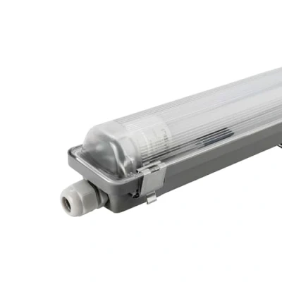 Immagine di Ledvion Lampada LED resistente all&#039;umidità 120CM, 18 watt, 6500K, 3330 lumen, IP65, incluso tubo da 185 lumen per con fissaggio in acciaio inossidabile, più di 75.000 ore, priva polvere