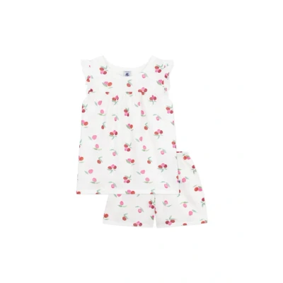 Immagine di Petit Bateau A0cm1 Pyjacourt, Bianco/Multicolore, 5 Anni Bambina