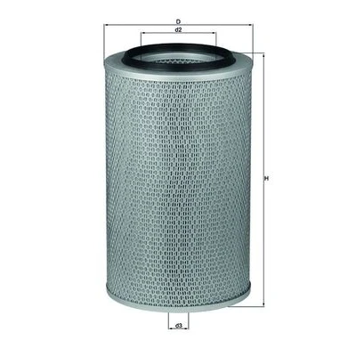 Immagine di MAHLE ORIGINAL LX 227 filtro aria 382,0 228,0 Cartuccia MERCEDES BENZ: ACTROS MP4, MP2 / MP3, AROCS, MAN: TGX, TGL, TGS, DAF: LF 45, XF