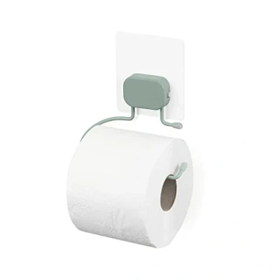Immagine di Compactor Bestlock Magic Portarotolo Montabile a Parete, Autoadesivo, Supporta Fino 3kg, 13 x 9,5 9 cm, Gamma Grena, Verde, RAN10679