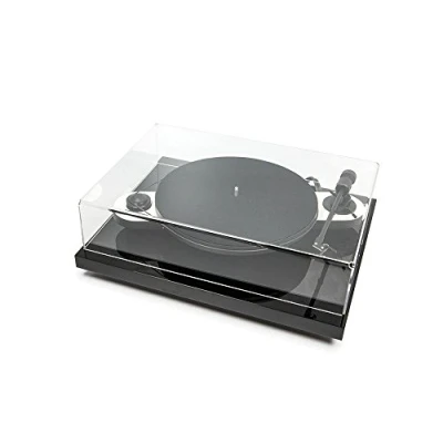 Immagine di Pro Ject Ground it E Piastra di base stabile per giradischi, qualità sonora migliorata, gambe regolabili Nero