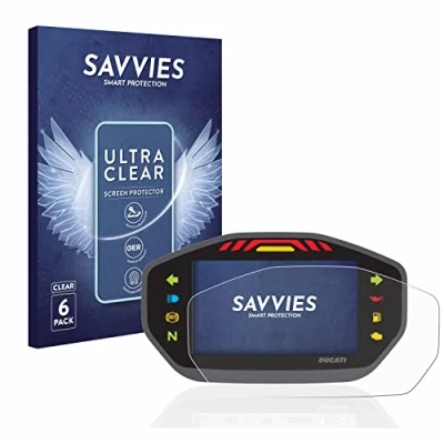 Immagine di savvies (6 Pezzi Pellicola Protettiva per Ducati Monster 1200 Colour TFT Display Protezione Schermo Trasparente