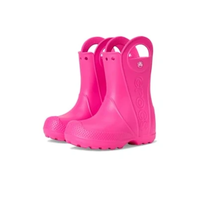 Immagine di Crocs Handle It Rain Boot T, Pink Crush, 4 UK Bambino, 19 EU