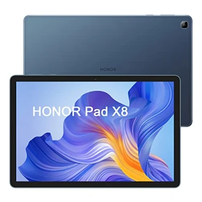 Immagine di HONOR Pad X8 Tablet 4GB 64GB WIFI Versione, schermo da 10.1 pollici, 5100 mAh Batteria, Ricarica cablata 10W (Type C), Magic UI 6.1, basata su Android 12, MediaTek MT8786, Blu