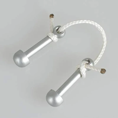 Immagine di SEAC Coppia di Inserti per Elastici da Arbalete con Occhielli Ogiva in Corda Dyneema, Grigio, Standard
