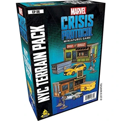 Immagine di Atomic Mass Games , Marvel Crisis Protocol: Terrain Expansion: NYC Miniatures Game Ages 10+ 2+ Players 45 Minutes Playing Time